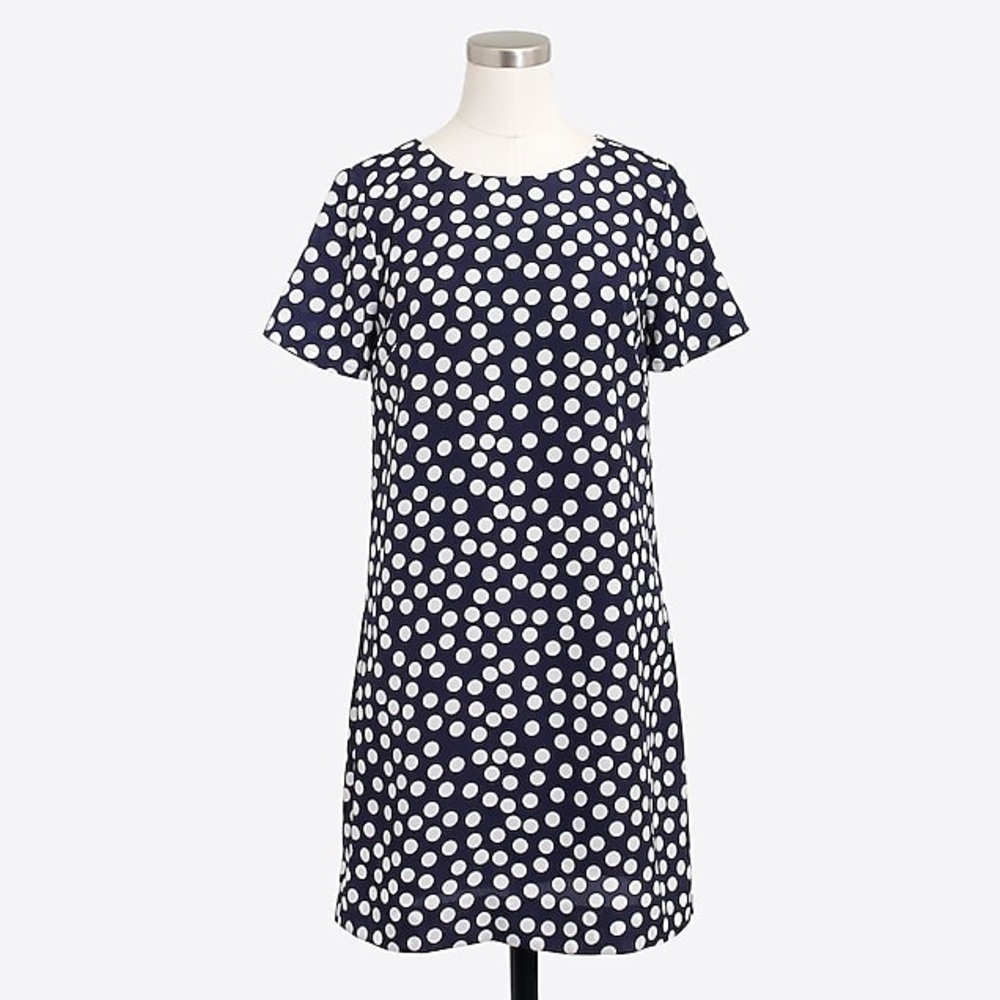 J Crew Polka Dot Short Dress Size 10